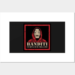 banditi curva sud milano Posters and Art